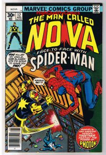 Nova 12 Spider Man Buscema Marv Wolfman 1976 VFN