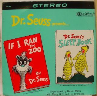 marvin miller dr seuss if i ran the zoo sleep book label pickwick