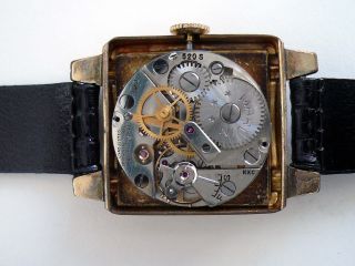 Mens Antique Watch Marvin Fancy Vintage Wristwatch