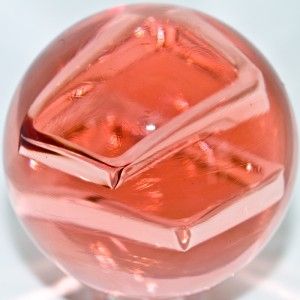 Marble Mark Matthews Pink Glass Trapazoid
