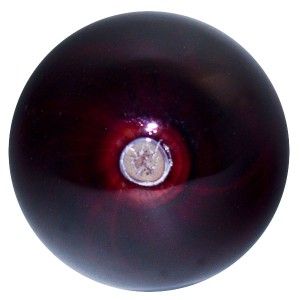 Glass Marble Mark Matthews Copper Ruby Red Gumball Marble