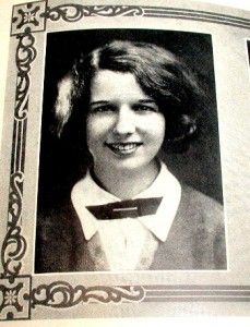 School Yearbook St Louis MO Mary Wickes Actress Senior Year