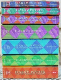 Complete Set Harry Potter Books 1 7 by J K Rowling Paperback Free