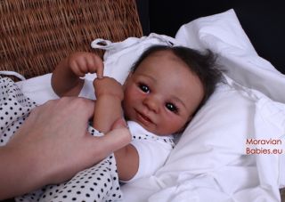 Cute Reborn Ethnic Baby Fulmala Sculpt Franzy by O Auer 
