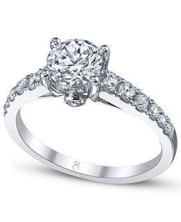 My Diamond Story Ring, 18k White Gold Certified Diamond Engagement