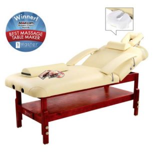 Master Massage 31 Spa Stationary LX Massage Table in Cream 67235