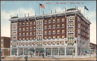 Vintage Postcard The Martin Sioux City Iowa 337278