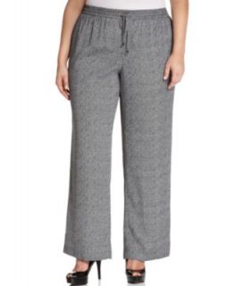 Lauren Ralph Lauren Plus Size Pants, Belted Matte Jersey