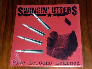 Swingin Utters Five Lessons Learned LP 1998 on Fat Wreck Chords