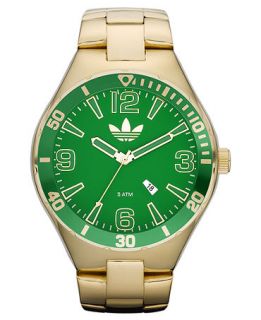 adidas Watch, Gold Ion Plated Stainless Steel Bracelet 50mm ADH2683