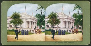 Indiana Building St Louis Worlds Fair Stereoview 1904