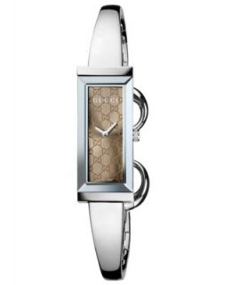 Gucci Watch, Womens Swiss G Frame Stainless Steel Bangle Bracelet