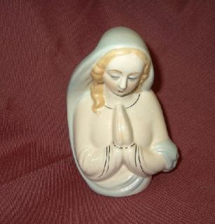 Very nice Blessed Virgin Mary headvase.It has crazing throughout and a