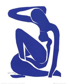 Blue Nude 1952 Modern Handmade Oil Repro Henri Matisse