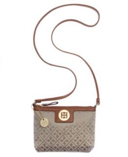 Tommy Hilfiger Handbag, Pebble Leather Logo Crossbody   Handbags