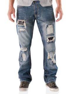 Royal Premium Denim Jeans, Slim Straight Destruction Jeans