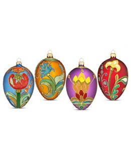 Waterford Christmas Ornaments, Set of 4 Jim OLeary Beaded Lace