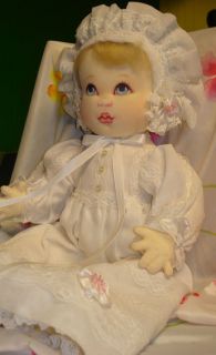 Original Signed Cloth Doll by Kezi Matthews Baby Anne