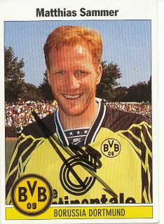 Matthias Sammer Borussia Dortmund 1995 1996 Panini Sammelbild 36868