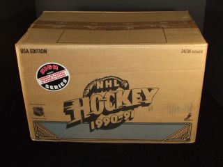 1990 91 Upper Deck Hockey Hign Series USA Case 24 Boxes Federov Bure