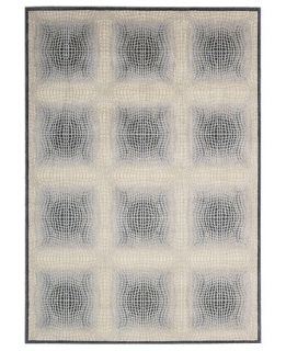 Nourison Area Rug, North Shore Coffered Shell 26 x 42   Rugs