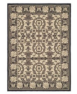 MANUFACTURERS CLOSEOUT Safavieh Area Rug, Courtyard CY5146D Black