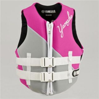 New Genuine Yamaha Pink Women XL x Large Neoprene 2 Buckle PFD Life