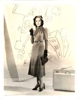 Maureen OSullivan Orig Fashion Photog 8 x 10 1937
