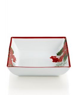 Charter Club Dinnerware, Red Berry Square Vegetable Bowl