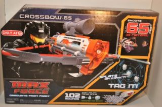 New Max Force Crossbow 65 Toy Gun Paper Ammo Shoots Up to 65 Feet