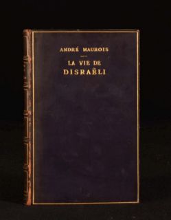 1927 Le Vie de Benjamin Disraeli Andre Maurois