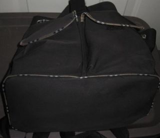 Burberry Brown Duffle Purse Bag Backpack 14x12x6 Fragrance
