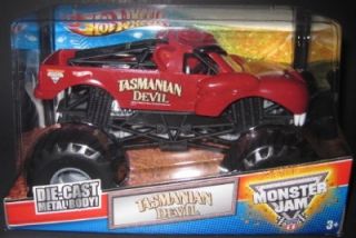 Monster Jam Tasmanian Devil 1 24 Scale Diecast Monster Truck Mattel