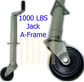 1000 lbs Trailer Boat RV Jack A Frame Tongue with Wheel 