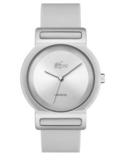 Lacoste Watch, Womens Nice White Leather Strap 36mm 2000716   All