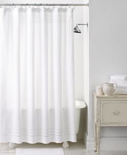 Martha Stewart Collection Bath Accessories, Trousseau Shower Curtain