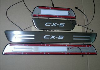 STAINLESS light PANEL STEP PLATE Fit For 2012 MAZDA CX 5 BRAND NEW
