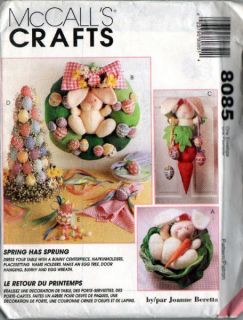 McCall 8085 Bunny Easter Spring Crafts Pattern