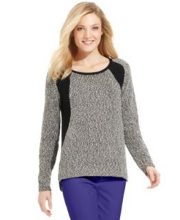 Calvin Klein Long Sleeve Anorak, Colorblocked Sweater & Straight Leg