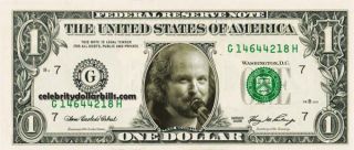 Phish Band Set of 5 Celebrity Dollar Bill Uncirculated Mint US