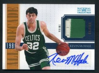 2010 11 National Treasures Kevin McHale Game Used Jersey Prime Patch