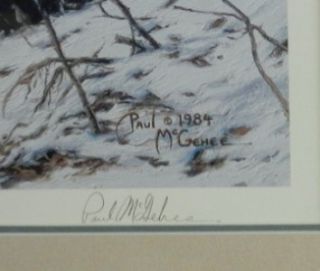 Paul McGehee Collection First Snow Print Framed