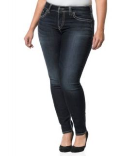 Silver Jeans Plus Size Jeans, Tuesday Bootcut Dark Wash