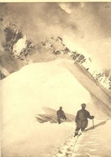BROWNE PARTY CLIMBING THE CENTRAL NORTHEAST RIDGE OF MOUNT MCKINLEY
