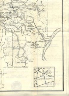 16 section fold out map of the Trails in McCormick Creek State Park