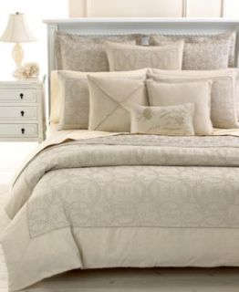 CLOSEOUT Martha Stewart Collection Bedding, Rustic Eyelet Collection