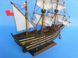 Mayflower 14 Historic SHIP Models Vintage Model Boat Fully Assembled