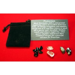 Protection Medicine Pouch Gemstones Mojo Bag