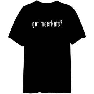 Got Meerkats Animals Mens T Shirt Black
