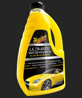Meguiars Ultimate Wash and Wax Hydrophobic Polymer Technology 48 Oz
